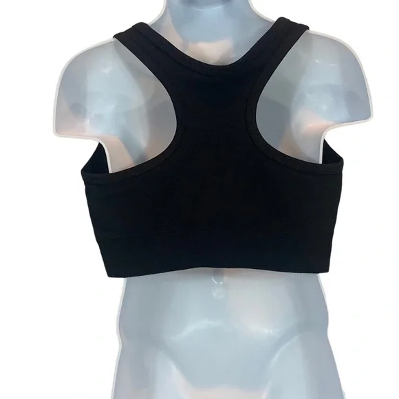 Zella Girls Seamless Sports Bra - Black - size Medium (10/12) - Picture 2 of 6